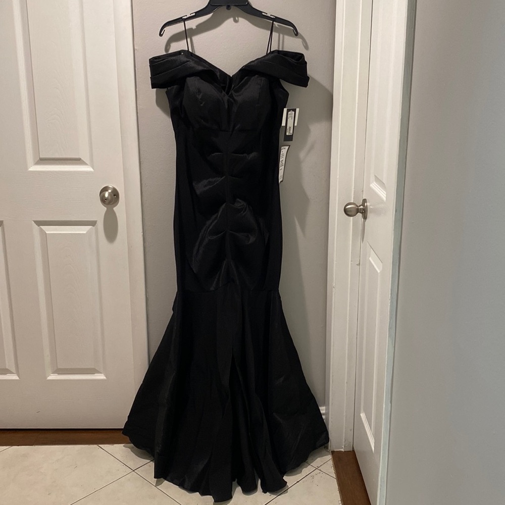 COPY - Xscape Black Mermaid Dress